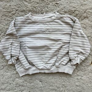 Quincy Mae Striped Sweatshirt